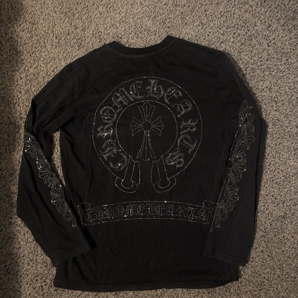 Chrome Hearts Black Graphic Long Sleeve